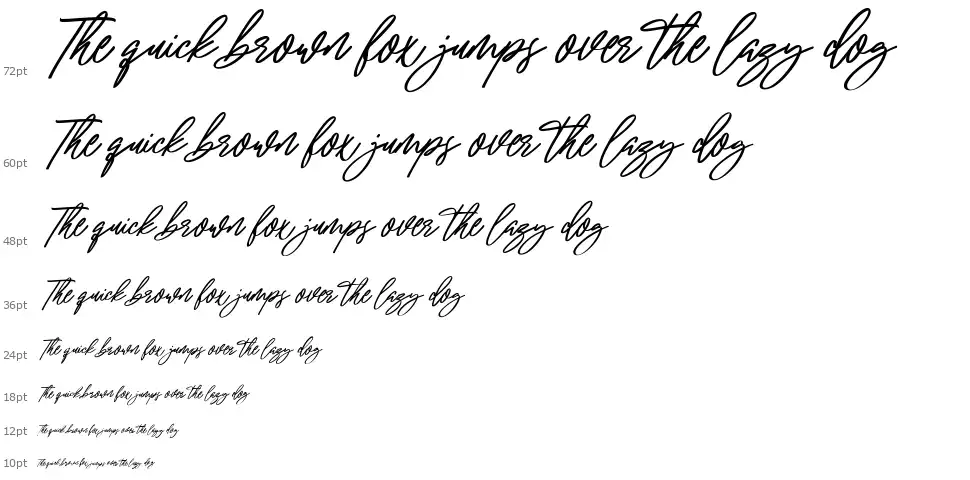 Melody Swellfont waterfall