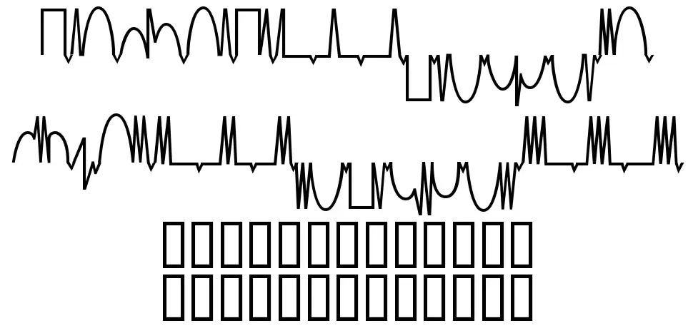 Mesa Analogfont specimens