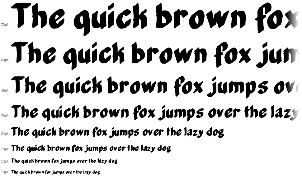 Middle Managementfont waterfall