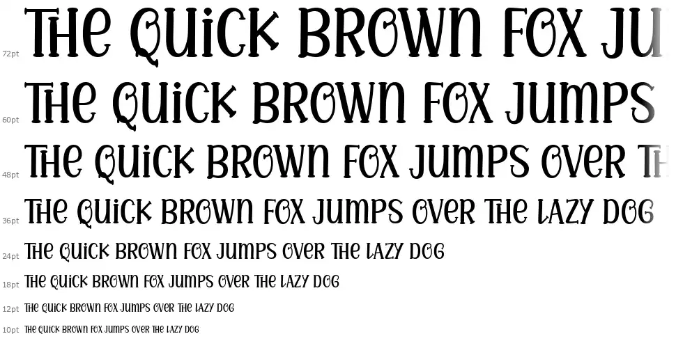Mila Brightfont waterfall