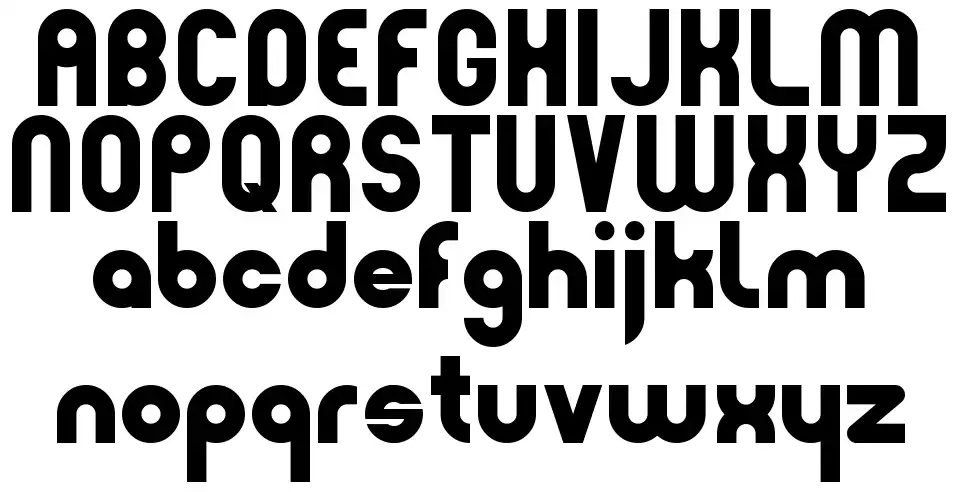 Minimoonfont specimens