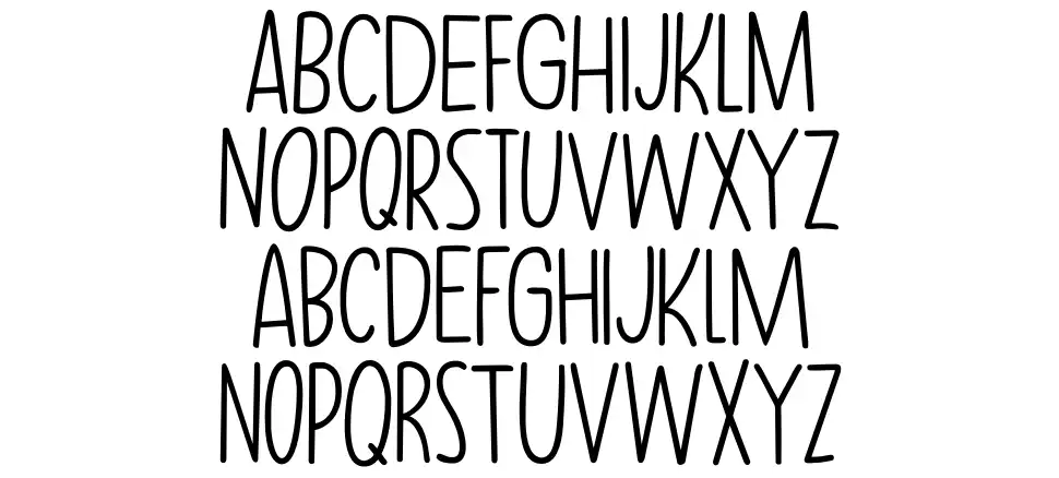 Modern Fantasyfont specimens