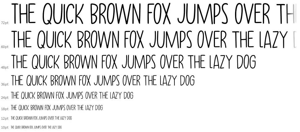 Modern Fantasyfont waterfall