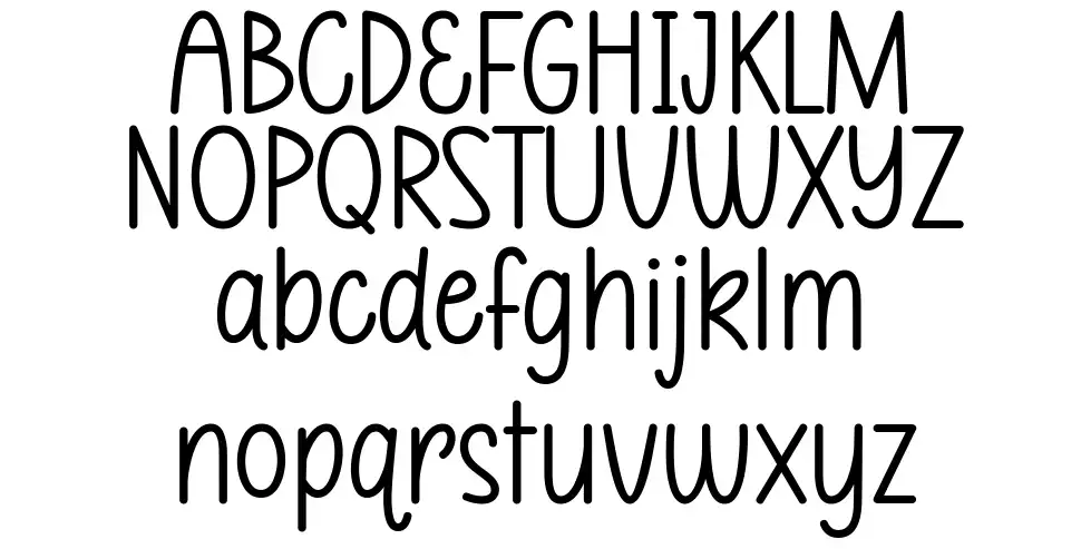 Monday Rainbowfont specimens