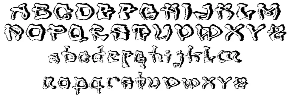 Mondrongofont specimens
