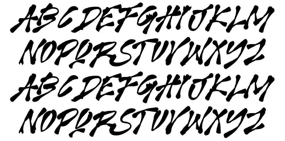 Monkey Kingfont specimens