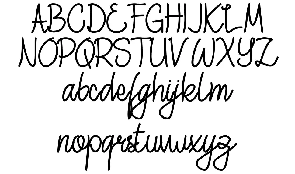 Moody Starfont specimens