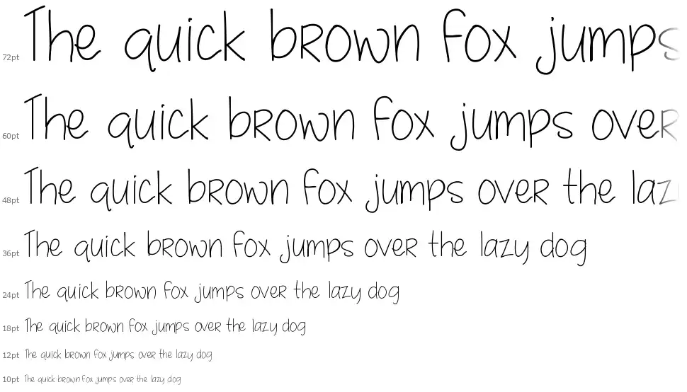 MRF Quirky and authentic hand fontfont waterfall
