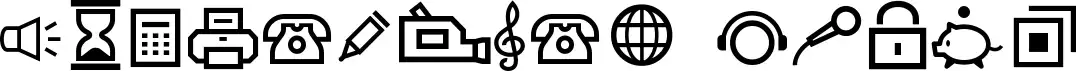 Multimedia Icons