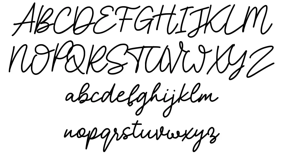 My Statusfont specimens