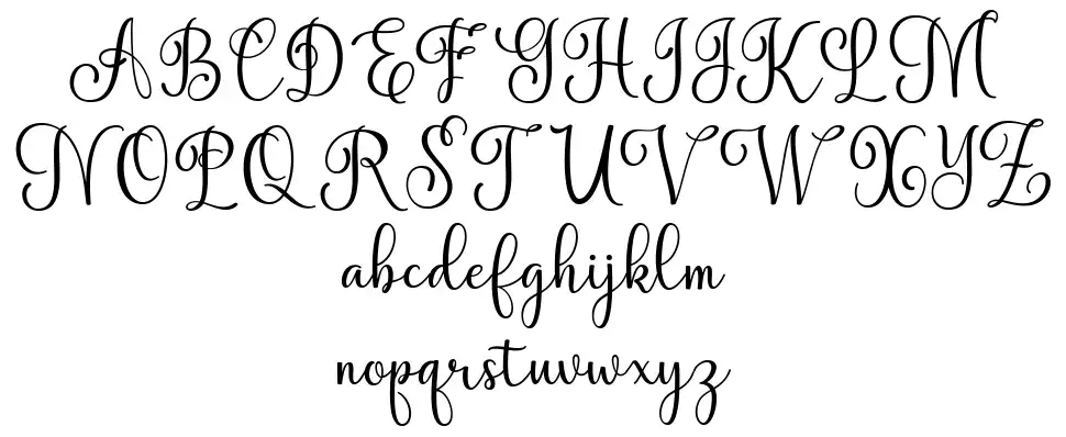 My Sweetfont specimens
