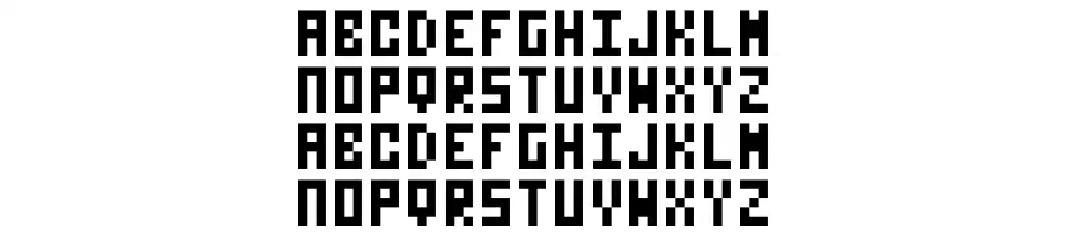 Nanotypefont specimens