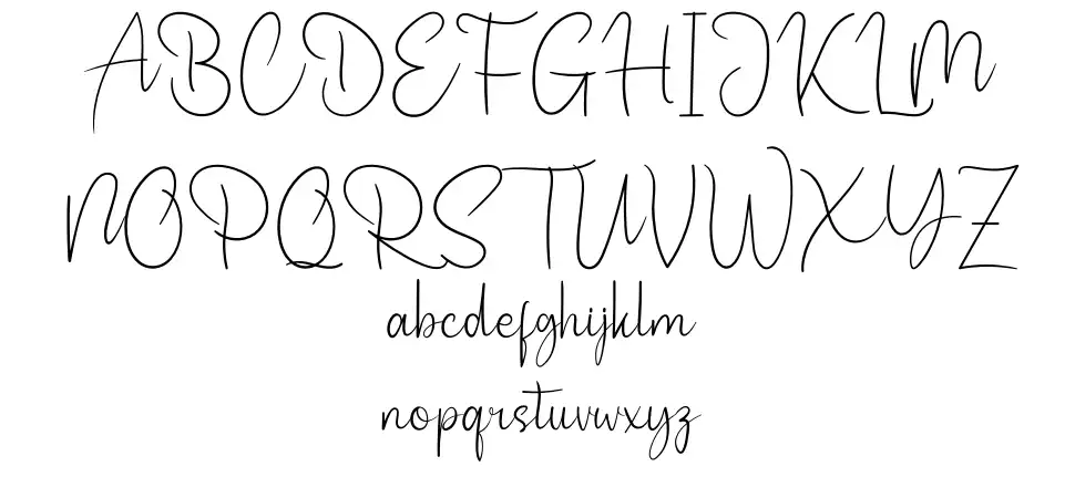 Nettallyfont specimens