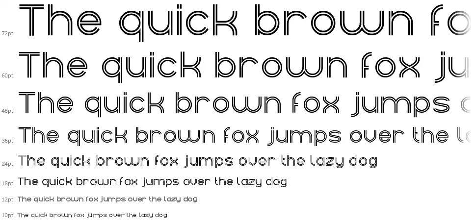 Next Centuryfont waterfall