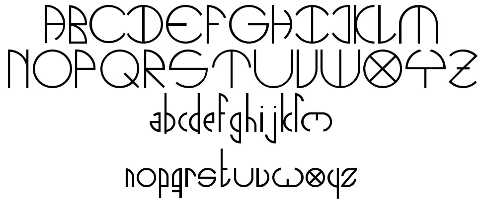 Night's outfont specimens
