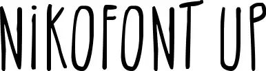 NikoFont Up
