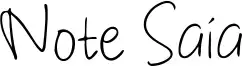 Note Saia