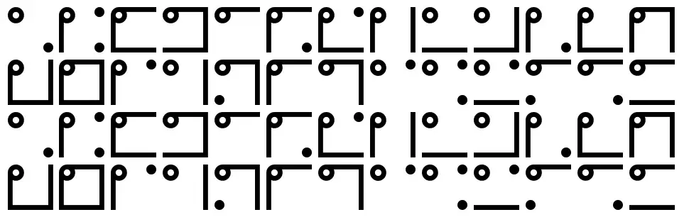 Nyctographicfont specimens