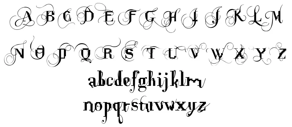 Opux Pixfont specimens