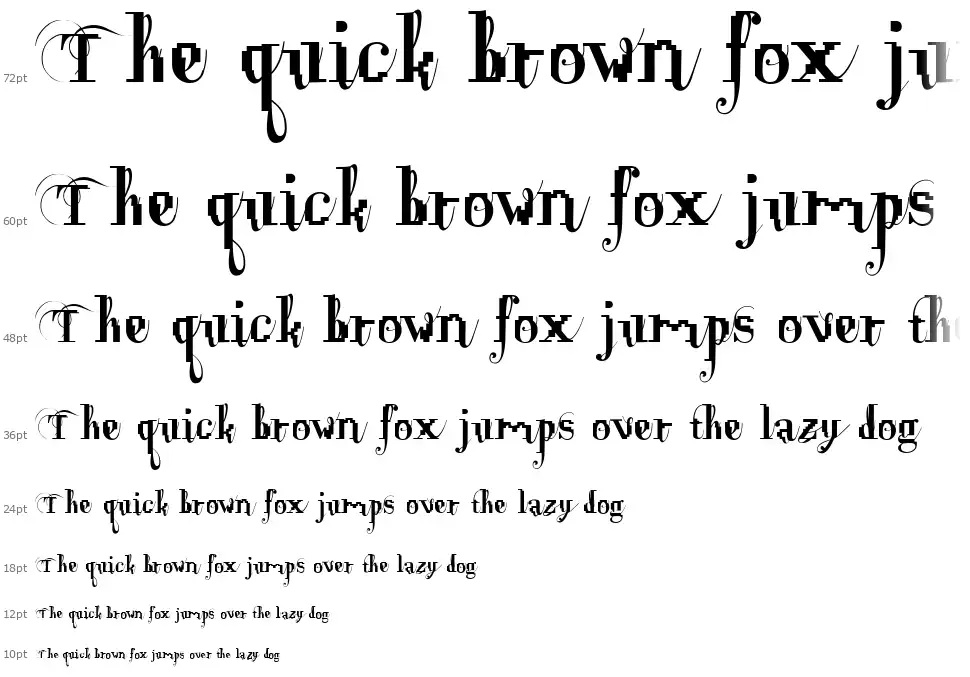 Opux Pixfont waterfall