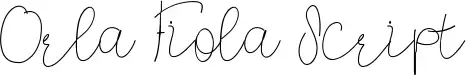 Orla Fiola Script