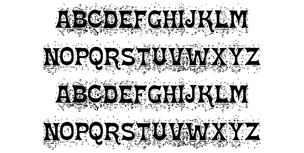 Ornamented, No. 1074font specimens