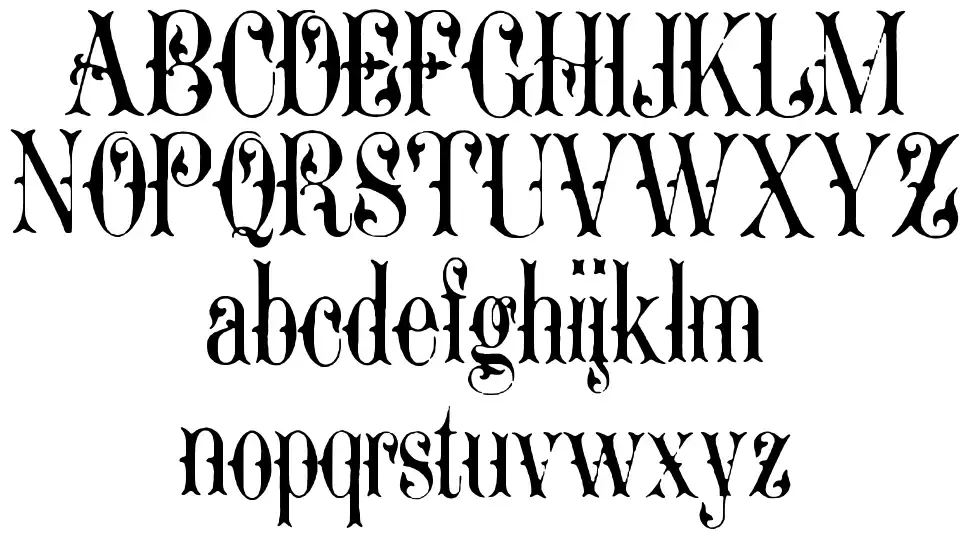 Ornamented, No. 1543 Ürün Özellikleri Ornamented, No. 1543font specimens