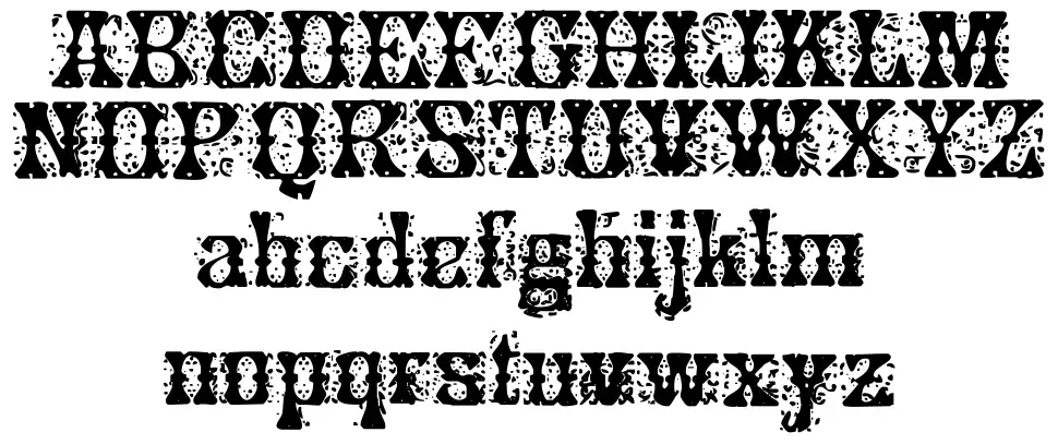 Ornamented, No. 42 Ürün Özellikleri Ornamented, No. 42font specimens
