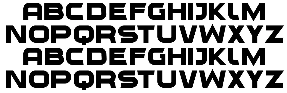 Outlierfont specimens