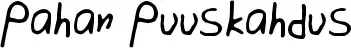 Pahan Puuskahdus