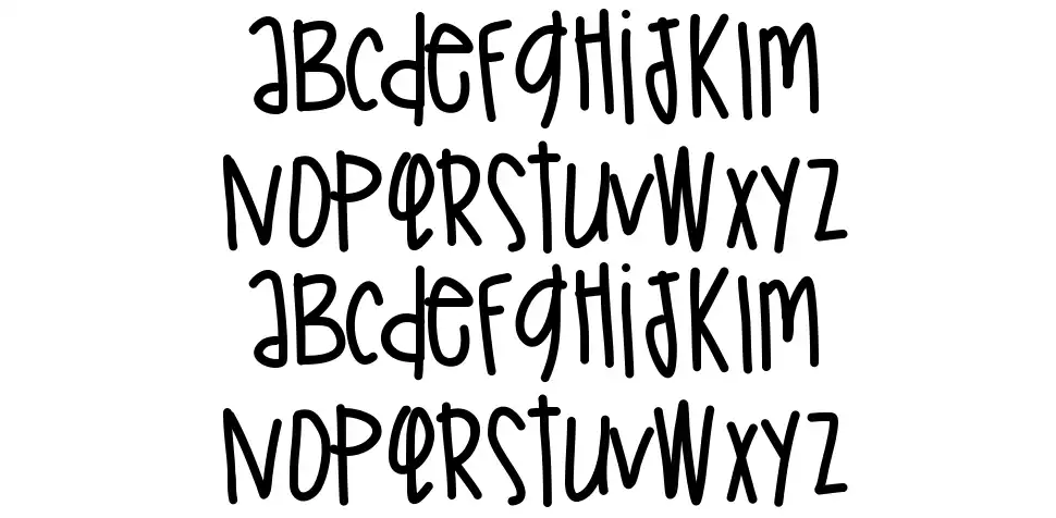 Peach Jamzfont specimens