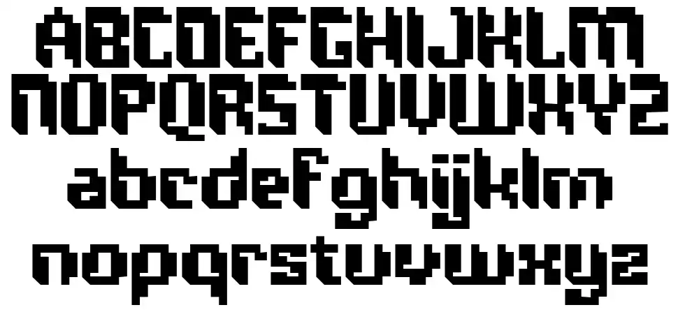 Pixemonfont specimens
