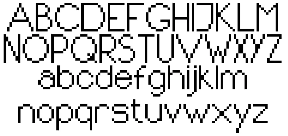 PixIdealfont specimens