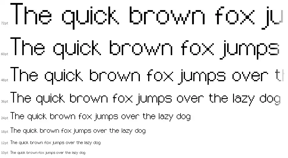 PixIdealfont waterfall