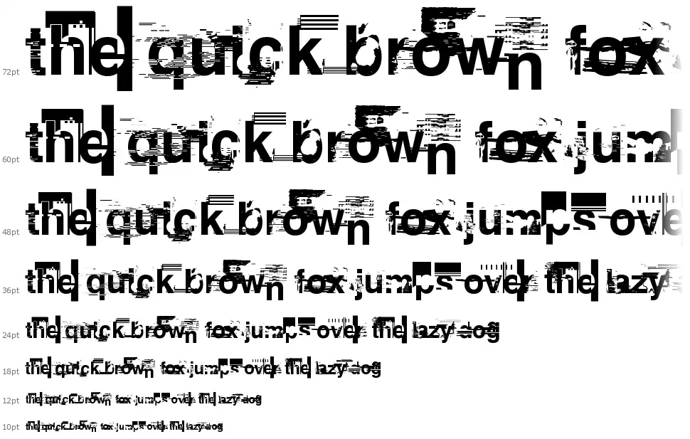 Planned Obsolescencefont waterfall
