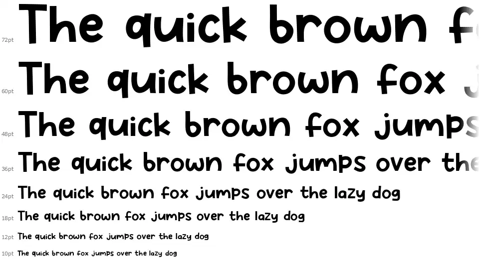 Playfulistfont waterfall