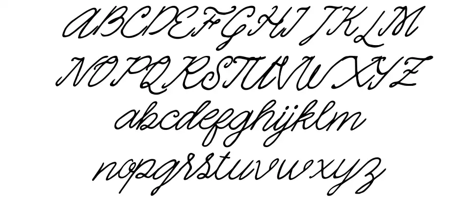 Quicklinefont specimens
