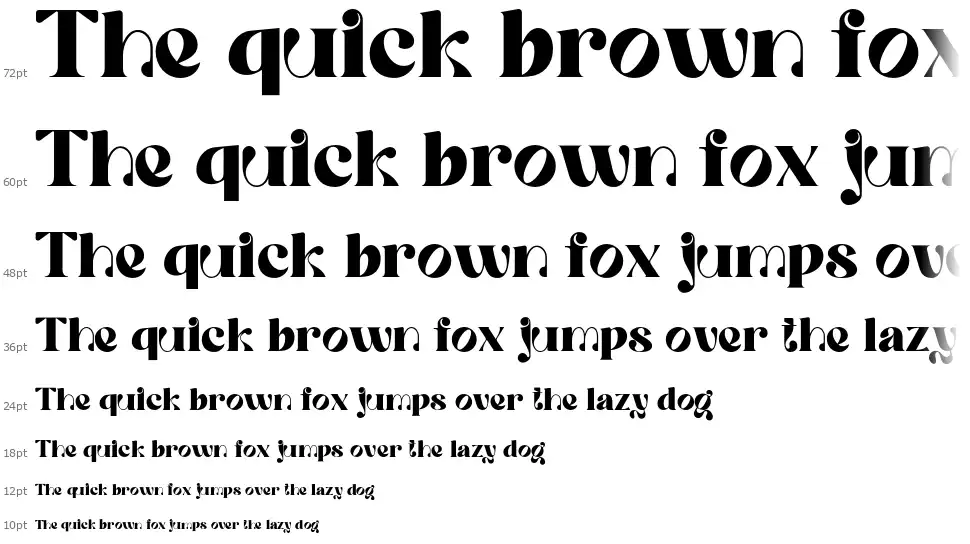 Quowist Display Şelale Quowist Displayfont waterfall