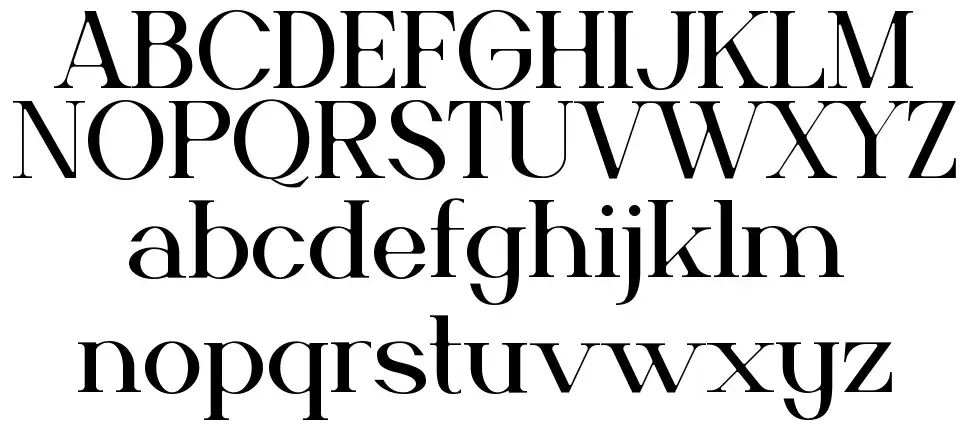 Ranggafont specimens