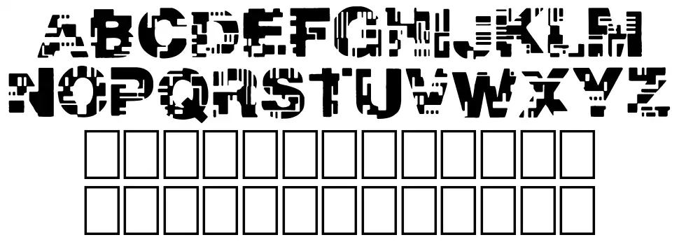 Real Tekfont specimens