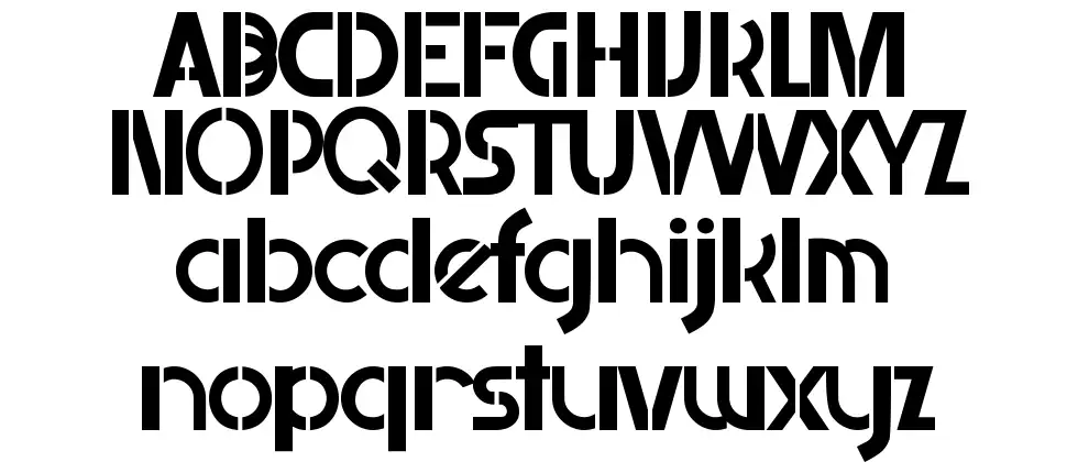 Retailisticfont specimens