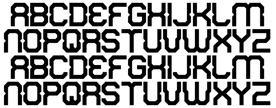 Rixonfont specimens