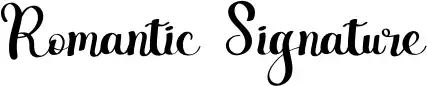Romantic Signature
