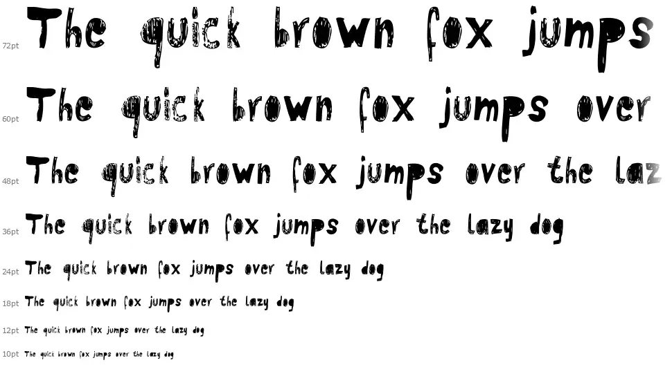 RvD Pattersonfont waterfall