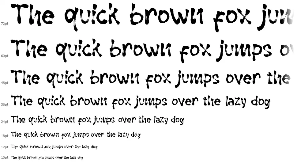 Ryujin Attackfont waterfall