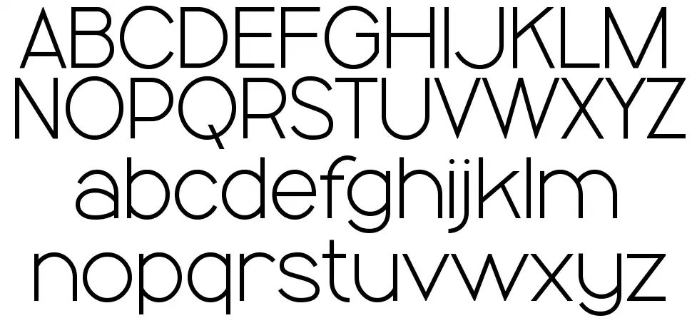 Saint by Pinisiartfont specimens