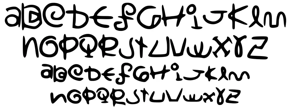 Saturnscript Handwrittenfont specimens