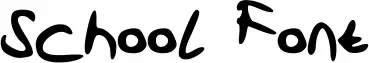 School Font