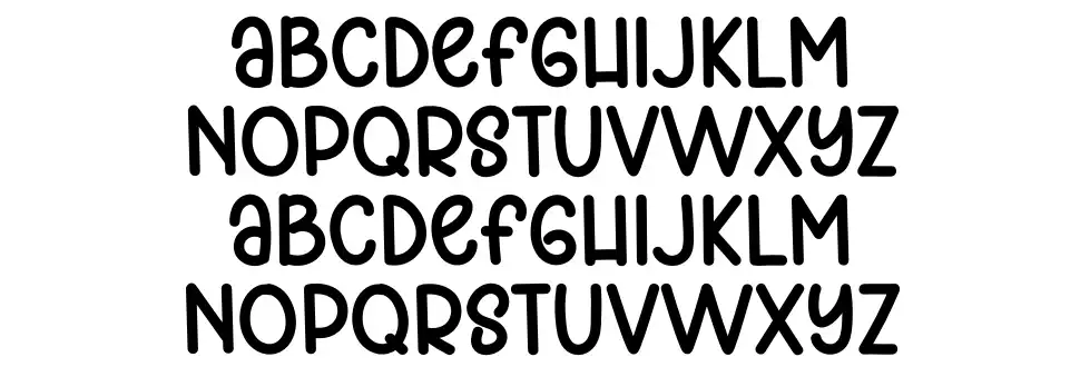 School Momentfont specimens