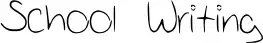 School Writing